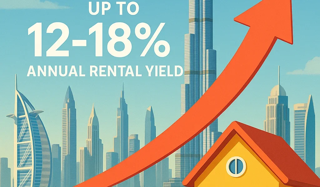 Airbnb Dubai 18% rental yield