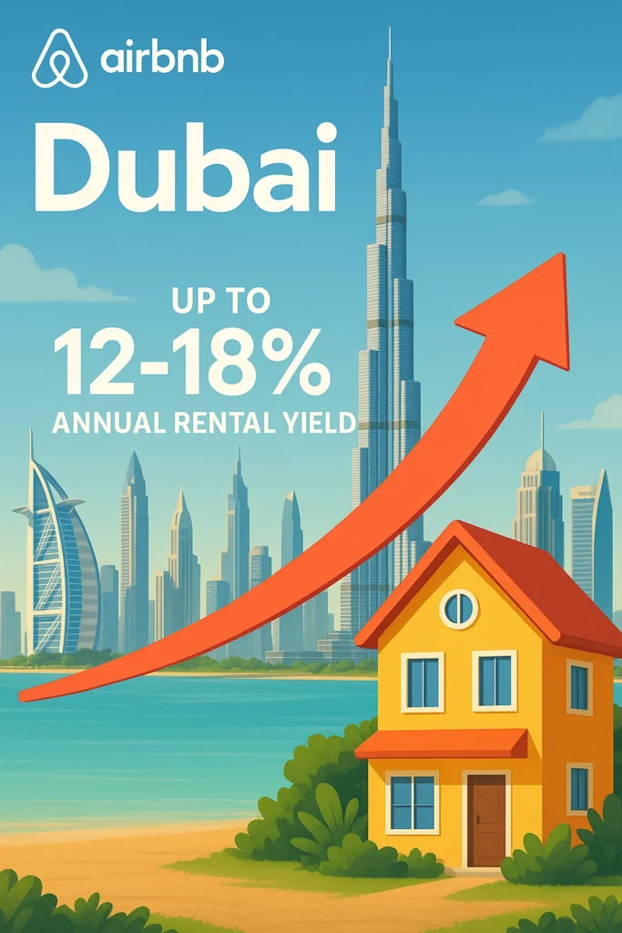 Airbnb Dubai 18% rental yield